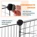 Pawz Road Pet Playpen - Portable Wire Fence for Small Animals - Indoor/Outdoor Yard Fence - 15 Panels - Buy Online on GoSupps.com