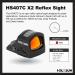 Holosun HS407C-X2 Classic Open Reflex Red Dot Sight 2 MOA - Black - Buy Online on GoSupps.com