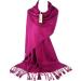 GFM Smooth Shiny Pashmina Style Scarf - Fuchsia | L9-ghfsh - Buy Online on GoSupps.com