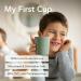 Soft Blush 6 Oz My First Cup | 100% Food-Grade Silicone | Easy Grip Handles | Non-Slip & Soft | Dishwasher Friendly - Buy Online on GoSupps.com
