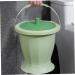Chamber Pot with Lid and Handle Heavy Duty Bed Pan Non-Slip PP Urinal Bottle with Detachable Base Washable Reusable Portable Toilet for Kids Adults Light Green + Dark Green Urinal Bottle - Buy Online on GoSupps.com