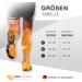 Diasports Runstars Compression Socks for Sports & Running - Premium Orange Compression Socks for Marathon & Triathlon - Unisex L - Buy Online on GoSupps.com