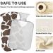 Hot Water Bottle with Giraffe Cover - 2L BPA Free for Pain Relief & Cold Therapy - Buy Online on GoSupps.com
