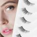 Half False Eyelashes with Clear Band - 6 Pairs 9MM Natural Wispy Lashes for DIY Extensions | Short Cat Eye 3D Look - Ideal for All Eye Shapes - Buy Online on GoSupps.com