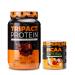 Nutrology TRIPACT Protein Powder 7-in-1 Meal Replacement Shake Creamy Chocolate (40 Servings) BCAA Natural Plant Based BCAA Powder Orange Coconut Flavor (30 Servings)