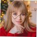 Hakidzel Strass Glasses Frame - Rhinestone Decorative Eyewear European & American Style 14.8x14.2cm - Buy Online on GoSupps.com