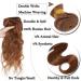 Buy 100% Unprocessed Brazilian Chestnut Brown Body Wave Hair Bundles - 22 Virgin Hair Weave Extensions - Buy Online on GoSupps.com