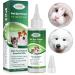 Uocasi Pet Eye Drops Dog Eye Cleaner Tear Stain Remover For Dogs & Cats Eyes Eases Itching & Irritation Care And Cleaning Around The Eyes - 60ML - Buy Online on GoSupps.com