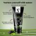 NUTRIGLOW Natural S Bamboo Charcoal Face Wash with Sandalwood - Daily Exfoliation for All Skin Types 100g | Refresh & Revitalize Your Skin - Buy Online on GoSupps.com