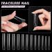 Ranrose 240PCS XXXL Long Square Acrylic Nail Tips - Clear Full Cover Straight Tapered Square Nails - 3XL Long Square Tips - Buy Online on GoSupps.com