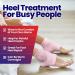 JDYYICZ Moisturizing Heel Socks 2 Pairs Gel Lined Fuzzy Toeless Spa Socks to Heal and Treat Dry Cracked Heels While You Sleep (Regular Blue and Pink) - Buy Online on GoSupps.com