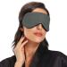 Haskirky Light Blocking Eye Mask - Adjustable Adult Men and Women Travel Yoga Meditation Office Deep Sleep - Plain Brown Grey - Buy Online on GoSupps.com