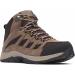 Columbia Men's Crestwood Mid Waterproof Hiking Shoe 9.5 - Cordovan/Squash - Buy Online on GoSupps.com