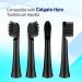 Toothbrush Replacement Heads for Colgate Hum - Compatible 360 Power Charcoal Brush Heads 8 Count - Deep Clean Black - Buy Online on GoSupps.com