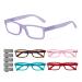 Reading Glasses Blue Light Readers Glasses For Women Men 2.0 Anti Bluelight Eyestrain UV Glare Reading/Gaming/TV/Phones Glasses Magnifying Glass With Spring Hinge 5 Pack(D) D 2.0 x