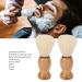Men's Shaving Brush Set - 2pcs Mini Wooden Handle Soft Brushes for Professional Barber & Home Use - Buy Online on GoSupps.com