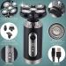 Buy 4-in-1 Waterproof Electric Razor for Men | Rechargeable Wet & Dry Shaver | Multifunctional Beard Trimmer Beauty Kit - Buy Online on GoSupps.com