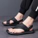 Orthopedic Beach Sandals for Men - Lightweight Non-Slip Flip Flops - Comfy Hallux Valgus Slippers - Summer Casual Foot Correctors - Size 7.5 Black - Buy Online on GoSupps.com