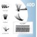 100PCS D Curl 0.07mm Cluster Eyelashes 8-16mm | GEMERRY Handmade Ribbon Lashes | DIY Wide Stem Extensions - Buy Online on GoSupps.com