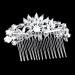 Frcolor Bridal Hair Comb - Simulated Pearl Wedding Hair Accessory (Silver) | Elegant Bridal Hair Comb for Weddings - Buy Online on GoSupps.com