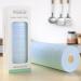 KitchLife Reusable Bamboo Paper Towels - 1 Roll  4 Months Supply, Blue, Sustainable Gift with Box, Washable and Recycled Kitchen Rolls, Eco Friendly and Biodegradable 1 Count (Pack of 1) 1 x Blue