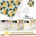 6Pcs Reusable Paper Towels Lemon Print Dish Towels for Kitchen Soft and Absorbent Dish Cloths Quick Drying Dish Rags for Washing Dishes Dish Towels for Kitchen Reusable Paper Towels Washable - Buy Online on GoSupps.com
