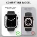 Goton Case 2 Pack for Apple Watch Series 8 & 7 - Soft TPU Edge Cover Bumper (Clear+Black 41mm) - Buy Online on GoSupps.com