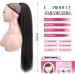 Kinky Straight Ponytail Extension for Black Women Yaki Straight Ponytails Synthetic Hair Extensions 28 Inch (1B Black) 28 inches #1B - Buy Online on GoSupps.com