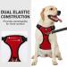 Docio Dog Harness for Medium & Large Dogs | No Pull Safety Design with Handle & Reflector Strip | Red Mesh (1 Pack) - Buy Online on GoSupps.com