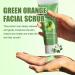Green Orange Facial Scrub Face Exfoliator Facial Scrub for Deep Exfoliating Cleansing Skincare for Smoother Skin (2PC) - Buy Online on GoSupps.com