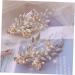minkissy 2 Set Hairpin Trim Wedding Hair Comb Leaves Hairclip Bridal Hair Accessories Flower Leaf Hair Clip Bridal Hair Clips Wedding Hair Barrette Bridesmaid Hair Clips Miss Mosaic Manual - Buy Online on GoSupps.com