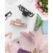 OPAUL Matte Nonslip Large Hair Claw Clips for Women - Strong Hold Styling Accessories (4 Pack) Pink Green Khaki Black - Buy Online on GoSupps.com