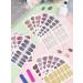 20 Sheets Nail Polish Stickers - Kalolary Full Wraps & Nail Files | Self-Adhesive Gel Nail Strips for Women & Girls - Fast International Shipping - Buy Online on GoSupps.com