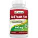 Best Naturals Red Yeast Rice 600 mg capsules 120 Capsules 2 capsules per serving/1200mg per serving