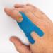 300 Blue Metal Detectable Adhesive Knuckle Bandages - Latex Free breathable non-stick pad for First Aid & Wound Care - Ideal for Food Service - Pack of 300 - Buy Online on GoSupps.com