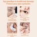 Veeteah Electric Eyelash Curler - Rechargeable Eye Lash Curling Tool | Quick Natural Curling Electric Curler 3 Heating Modes Silicone Pad Eye Makeup Tool for Long Lasting Curls White - Buy Online on GoSupps.com