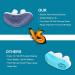 Electric Anti Snoring Nasal Dilators - Snoring Solution for Men and Women - Blue - Buy Online on GoSupps.com