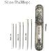 2-Piece Vintage Needle Case with Self-Threading Needles - Copper & Silver Medium - Buy Online on GoSupps.com