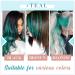 Runature 40cm Real Hair Tape Extensions - Green & Teal - 10 Pieces 25g Invisible Hair Extensions for Smooth Volume - Buy Online on GoSupps.com