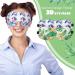 Hercicy 6 Pcs Hawaiian Floral 3D Contoured Sleep Mask - Adjustable Straps, Soft Blindfold Cover for Men, Women - Perfect for Sleeping, Travel, Yoga - Buy Online on GoSupps.com