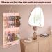 JOYMOMO Hanging Hair Claw Clip Organizer - Pink Felt Storage for Women & Girls - Buy Online on GoSupps.com