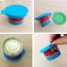 Peslogy 2pcs Universal Silicone Tin Can Lids Pet Food Can Cover Can Lids Pet Dog Cat Food Storage Can Tin Covers Lid Top 1 Fit 3 Standard Size (Blue and Green) - Buy Online on GoSupps.com