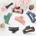 iBuneerly Hair Claw Clips - 6 Colors, Strong Hold for Thick Hair, Non-slip Design, 3 Square Matte & 3 Banana Clamps - 6 Pack for Women - Buy Online on GoSupps.com