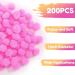 Caydo 200PCS Pink 1 Inch Pom Poms for Arts and Crafts- Mother's Day Gift Idea for Kids Creative Projects - Buy Online on GoSupps.com