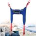 Patient Lift Sling for Sitting Patient Aid Sit to Stand Transport Patient Lift Sling Stand Assist Sling 350lb Weight Capacity (Color : Blue)