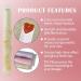 U-Shinein Jelly Lipstick Tinted Lip Gloss Heart Shape Lip Glaze - Peach Oolong | Hydrating Glossy Lip Balm with High-shine Finish - Buy Online on GoSupps.com