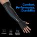 Pulsar eS Arm Sleeve - Black Large Finger Short | Premium Comfort for Sports & Recovery - Buy Online on GoSupps.com