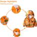 JinBei Toddler Kids Hooded Jacket | Waterproof Windbreaker | Cartoons | 1-7 Years | Yellow - Buy Online on GoSupps.com