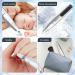 TOUCHBeauty Electric Nail Files 8 in 1 Electric Nail Drill 5 Adjustable Speeds 30000 RPM 8 Drill Bits Professional Electric Manicure & Pedicure Kit for Acrylic Nails Gel DIY Salon Manicure Set Silver - Buy Online on GoSupps.com
