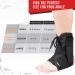 2022 Upgraded Lace Up Ankle Brace for Men & Women - Adjustable Ankle Support for Sprains, Injuries & Achilles Tendonitis (Medium) - Buy Online on GoSupps.com